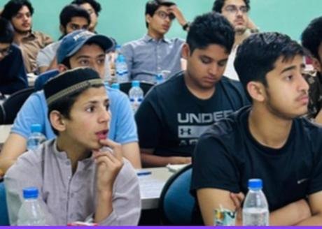 Inside a class at Cambridge Grads Academy