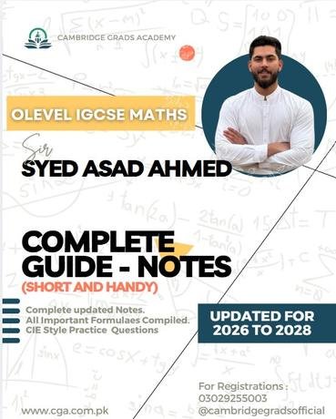 CGA O Level Maths Complete Guide cover